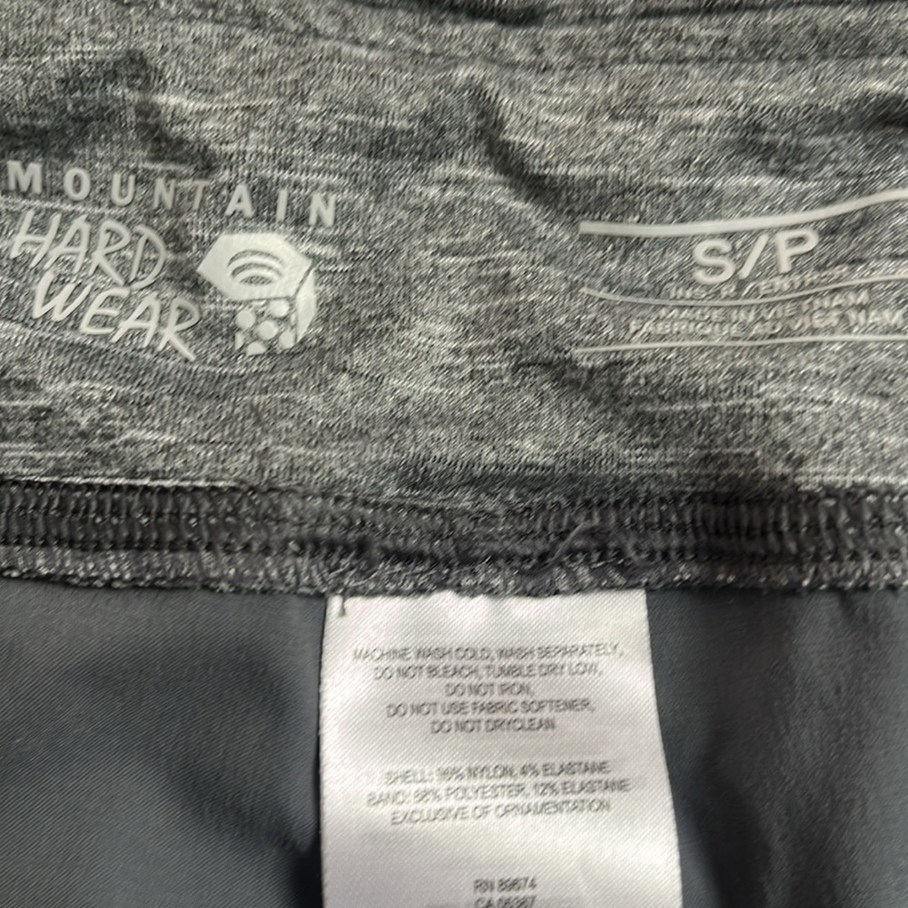 Mountain hardware small women’s stretch athletic gray pants - Picture 7 of 13